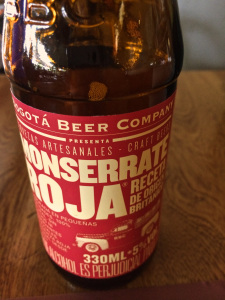 Monserrate Red in a Bottle from Bogota Beer Company